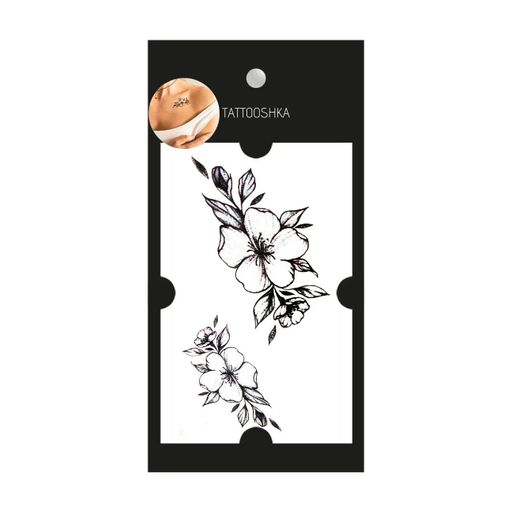 Временные татуировки-наклейки Tattooshka Графические цветы