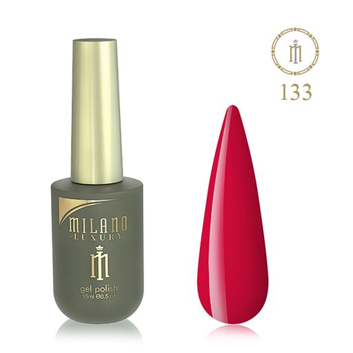 Уценка! Гель-лак для ногтей Milano Cosmetic Luxury 133, 15 мл