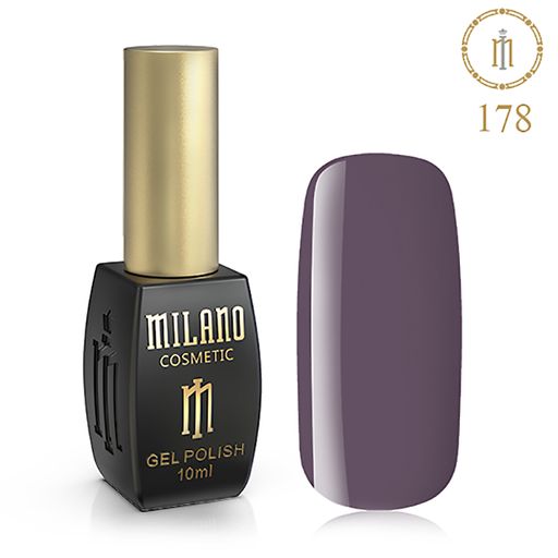 Уценка! Гель лак для ногтей Milano Cosmetic Gel Polish 178, 10 мл