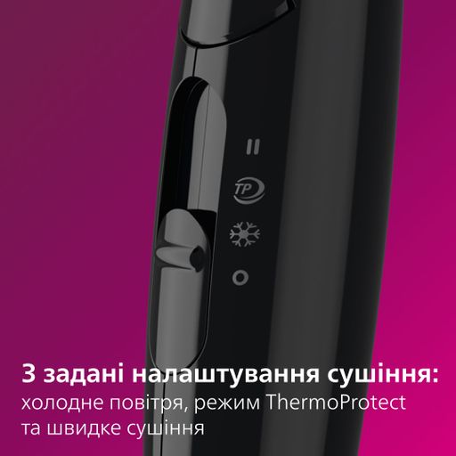 Фен для волосся Philips EssentialCare BHC010/10 Black