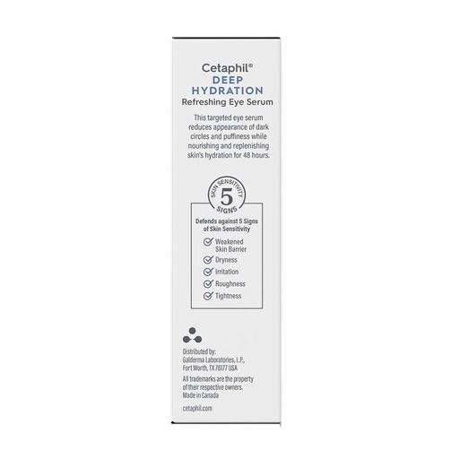 Освежающая сыворотка для кожи вокруг глаз Cetaphil Deep Hydration Refreshing Eye Serum, для сухой и чувствительной кожи, 15 мл