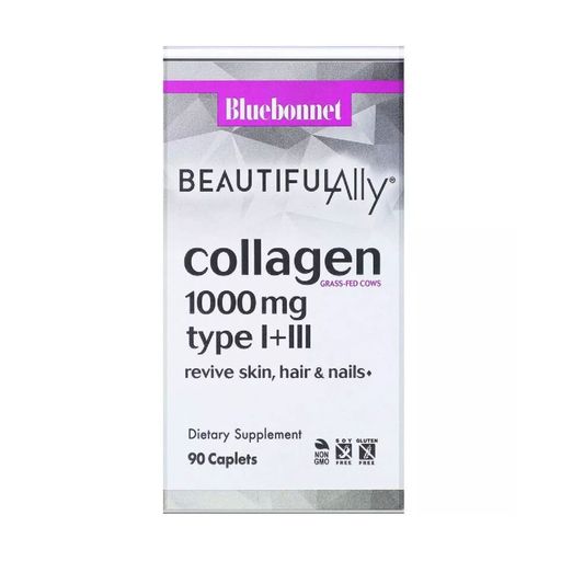 Коллаген Bluebonnet Nutrition Beautiful Ally Collagen 1000 мг, 90 капсул