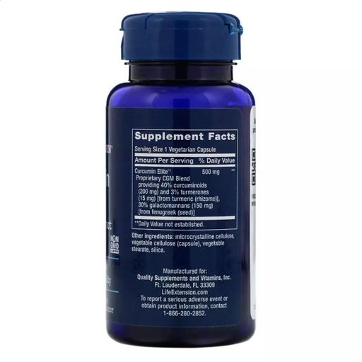 Екстракт куркуми Life Extension Curcumin Elite, 30 капсул