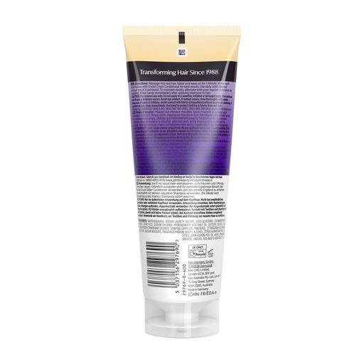 Уценка! Шампунь John Frieda Violet Crush For Blondes Purple Shampoo для нейтрализации желтизны волос, 250 мл