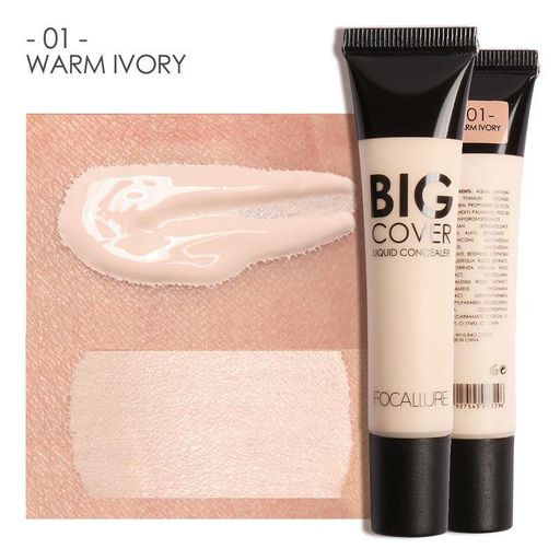 Консилер для лица Focallure Big Cover Liquid Concealer, 24 г