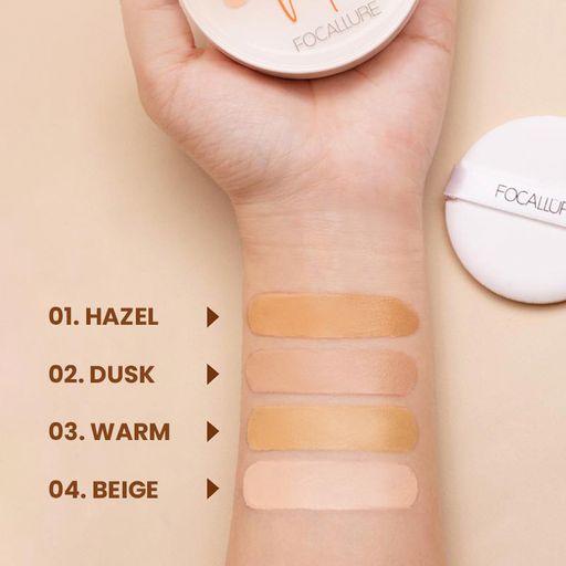Тональный кушон для лица Focallure Covermax Matte BB Cushion, 12 г
