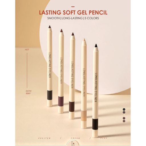 Гелевая подводка-карандаш для глаз Focallure Longlasting Gel Eyeliner, 0.45 г