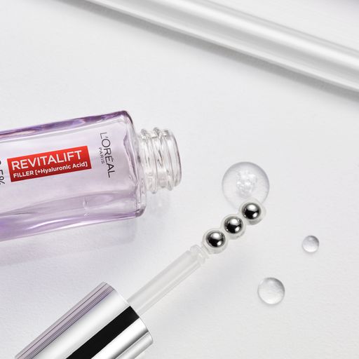 Сироватка для шкіри навколо очей L'oreal Paris Revitalift Filler 2.5% Hyaluronic Acid + Caffeine Eye Serum з гіалуроновою кислотою та кофеїном, 20 мл