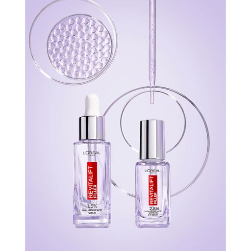 Сироватка для шкіри навколо очей L'oreal Paris Revitalift Filler 2.5% Hyaluronic Acid + Caffeine Eye Serum з гіалуроновою кислотою та кофеїном, 20 мл