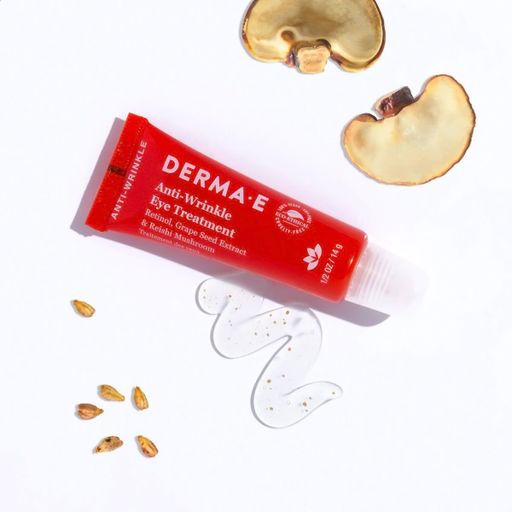 Уценка! Гель для кожи вокруг глаз Derma E Anti-Wrinkle Eye Treatment против морщин, с ретинолом, 14 г