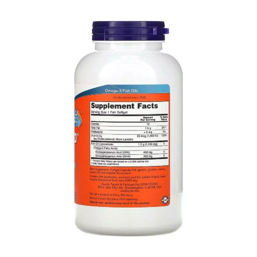 Ультра Омега-3 NOW Foods Ultra Omega 3-D в желатиновых капсулах