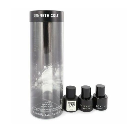 Парфюмированный набор Kenneth Cole Travel Set мужской (Kenneth Cole Black, 15 мл + Kenneth Cole Black Bold, 15 мл + Kenneth Cole Vintage Black, 15 мл)