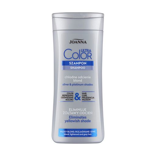 Шампунь для нейтрализации желтизны волос Joanna Ultra Color Shampoo для осветленных и седых волос