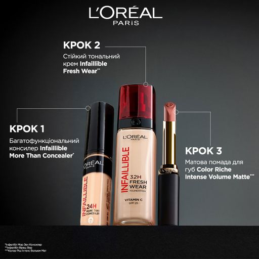 Уцінка! Консилер для обличчя L'Oreal Paris Infaillible More Than Concealer, 328 Linen, 11 мл