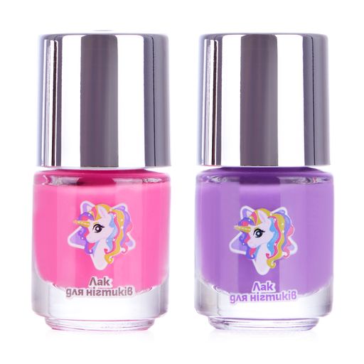 Набор для девочек Honey Bunny Miss Мерцающее конфетти (бальзамы для губ, 3*4 г + лаки для ногтей, 2*4 мл)