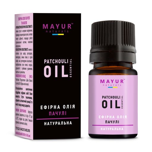 Эфирное масло Mayur Пачули, 5 мл