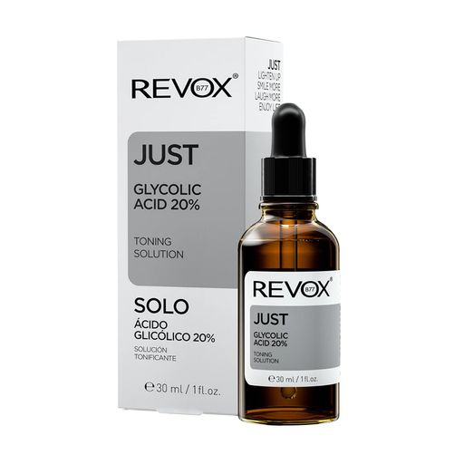 Сыворотка для лица Revox B77 Just Glycolic Acid 20% Toning Solution с гликолевой кислотой, 30 мл