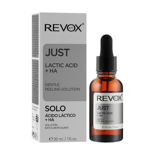 Нежная сыворотка-пилинг для лица Revox B77 Just Lactic Acid + HA Gentle Peeling Solution, 30 мл