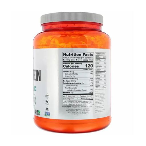 Гороховый белок Now Foods Pea Protein Powder, в порошке
