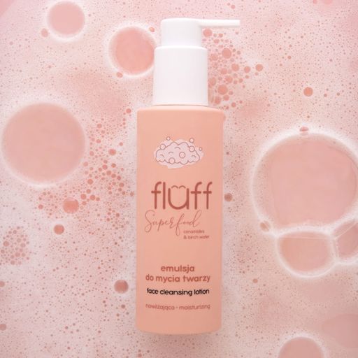 Мягкий лосьон для умывания лица Fluff Superfood Face Cleansing Lotion, 150 мл