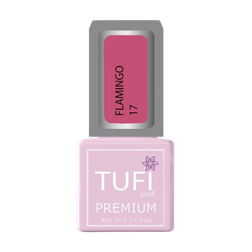 Уцінка! Гель-лак для нігтів Tufi profi Premium Flamingo 17 Цвіт конюшини, 8 мл