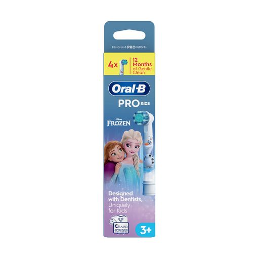 Змінні насадки для дитячої електричної зубної щітки Oral-B Kids Frozen II від 3 років, 4 шт