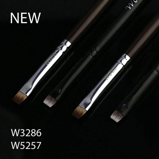 Пензель для брів WoBs прямий плаский, синтетичний ворс (W5257)