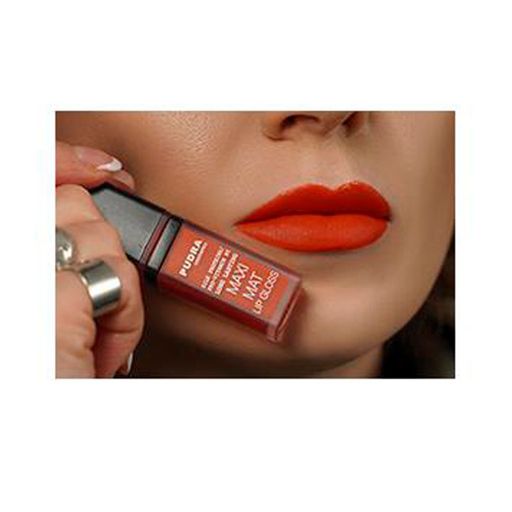 Матовый блеск для губ Pudra Cosmetics Maxi Matt Long Lasting Lip Gloss с протеинами шелка та провитамином B5, 7 мл