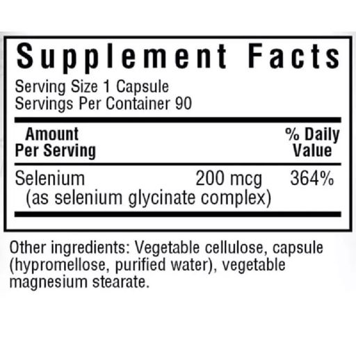 Селен глицинат Bluebonnet Nutrition Albion Selenium Glycinate, 90 гелевых капсул