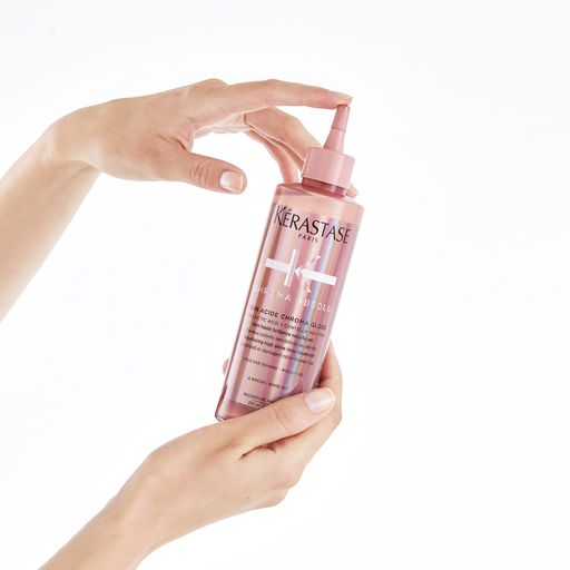 Флюид Kerastase Chroma Absolu Soin Acide Chroma Gloss для интенсивного блеска и гладкости окрашенных чувствительных и поврежденных волос, 210 мл