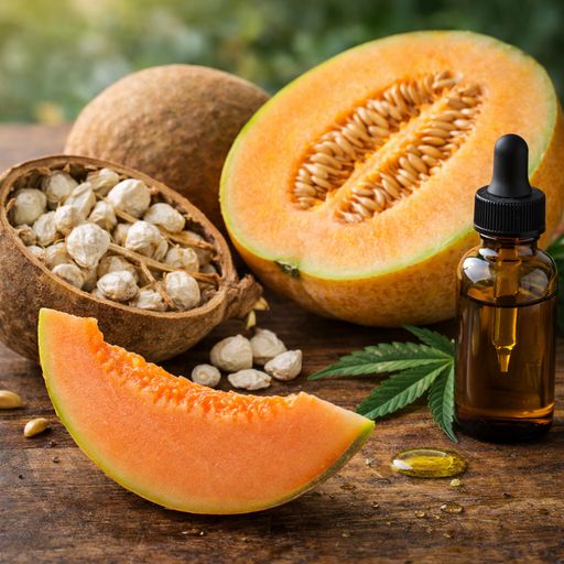 Крем-масло для тіла Fresh Juice Superfood Baobab & Caribbean Gold Melon з олією канабісу, 225 мл