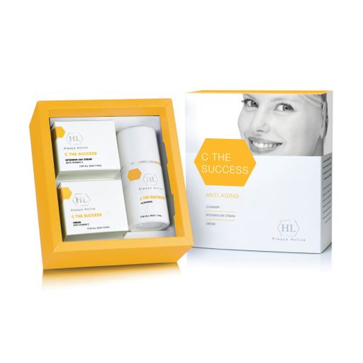 Набор Holy Land Cosmetics C The Success Kit для лица (очищающий гель, 125 мл + дневной увлажняющий крем, 50 мл + крем, 50 мл)