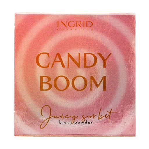 Компактні рум'яна для обличчя Ingrid Cosmetics Candy Boom Juicy Sorbet Blush, 10 г