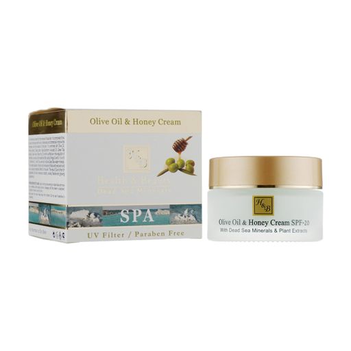 Крем для обличчя Health and Beauty Olive Oil & Honey Cream SPF 20 з медом та оливковою олією, 50 мл