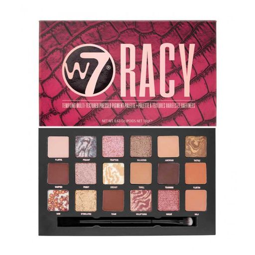 Палетка теней для век W7 Racy Tempting Multi-Textured Pressed Pigment Palette, 18 г