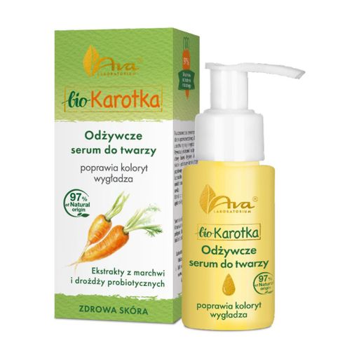 Живильна сироватка для обличчя AVA Laboratorium Bio Karotka Serum з екстрактом моркви, 50 мл