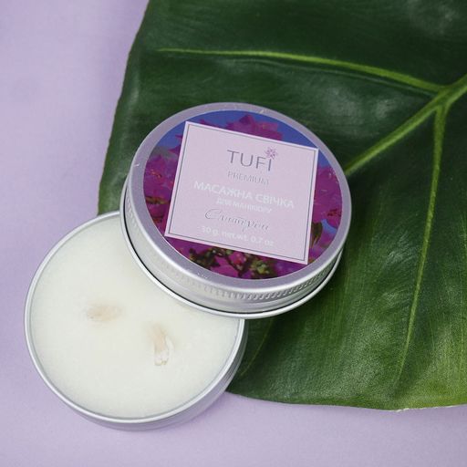Массажная спа свеча для рук Tufi profi Premium Санторини, 30 г
