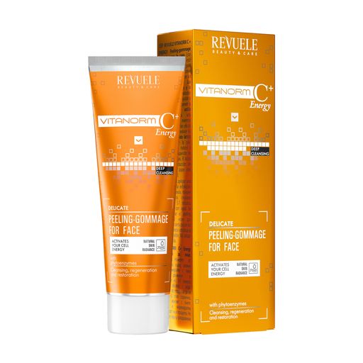 Гомаж-пилинг для лица Revuele Vitanorm C+ Energy Pilling Gommage For Face, 80 мл