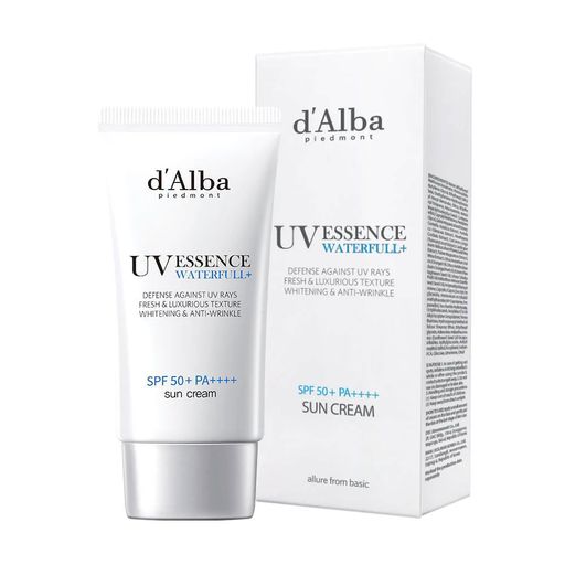 Сонцезахисна есенція-крем для обличчя D'Alba Waterful Essence Sun Cream SPF 50+ PA++++, 50 мл