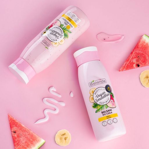 Бальзам для тела Bielenda Vegan Smoothie Body Lotion Арбуз и банан, 400 г