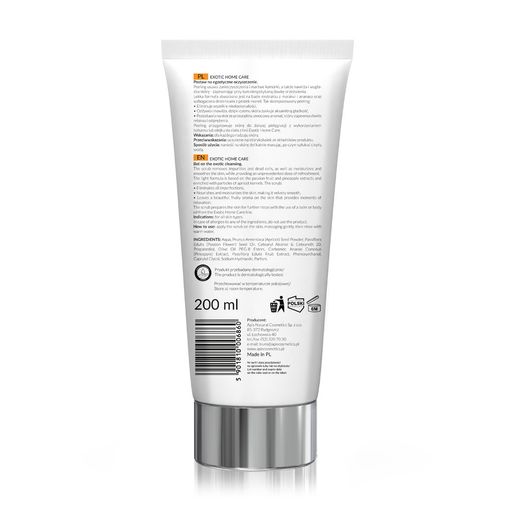 Скраб для тіла Apis Natural Cosmetics Exotic Home Care Body Scrub з абрикосовими кісточками, 200 мл