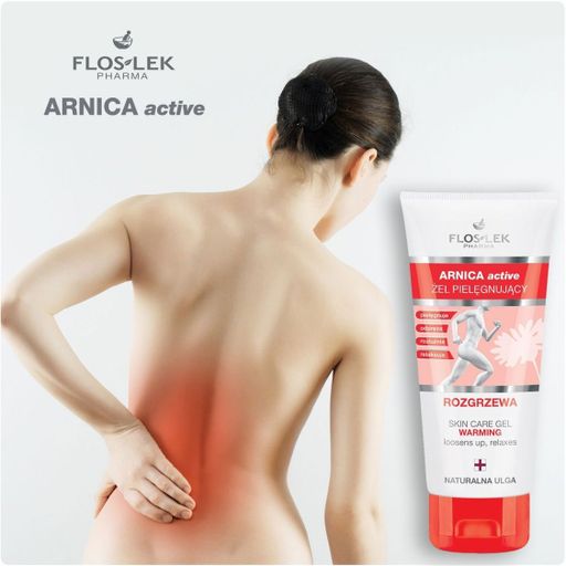 Согревающий гель для тела Floslek Arnica Active Warming Gel, 200 мл
