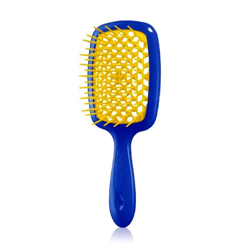 Расческа для волос Janeke Superbrush Сине-желтая
