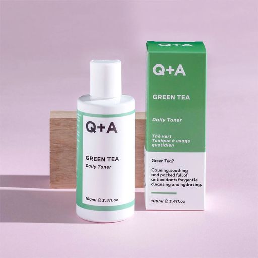 Тонер для лица Q+A Green Tea Daily Toner с зелёным чаем, 100 мл
