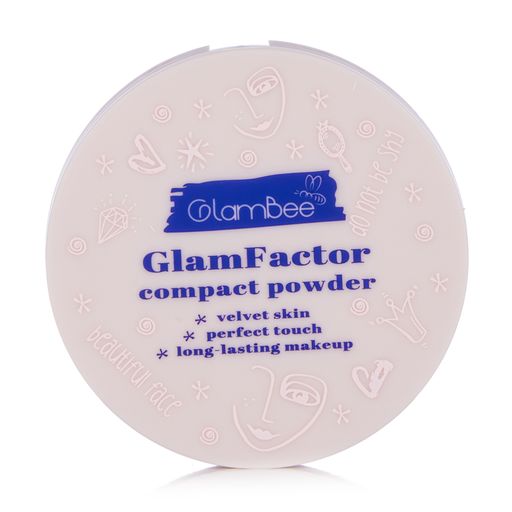 Пудра компактна GlamBee GlamFactor, 10 г