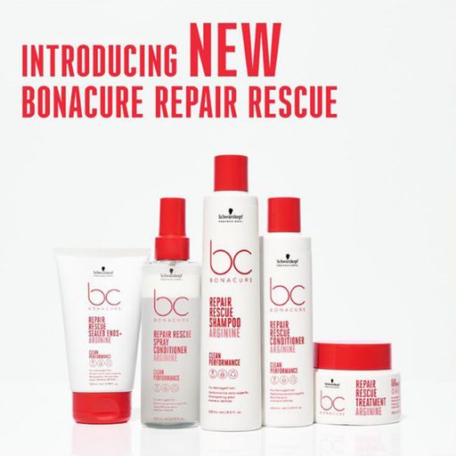Восстанавливающий шампунь Schwarzkopf Professional BC Bonacure Repair Rescue Shampoo Arginine для поврежденных волос