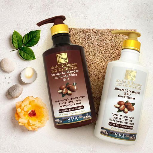 Кондиционер для волос Health And Beauty Mineral Treatment Hair Conditioner на основе масла аргании с Марокко, 780 мл