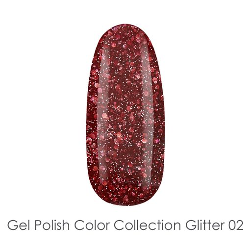 Уценка! Гель-лак для ногтей Be.Se Professional Gel Polish Collection Glitter 02, 10 г