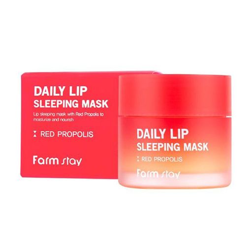 Нічна маска для губ FarmStay Daily Lip Sleeping Mask Red Propolis із