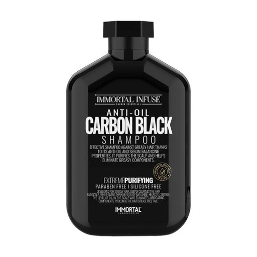 Мужской шампунь Immortal NYC Infuse Anti-Oil Carbon Black Shampoo для жирных волос, 500 мл